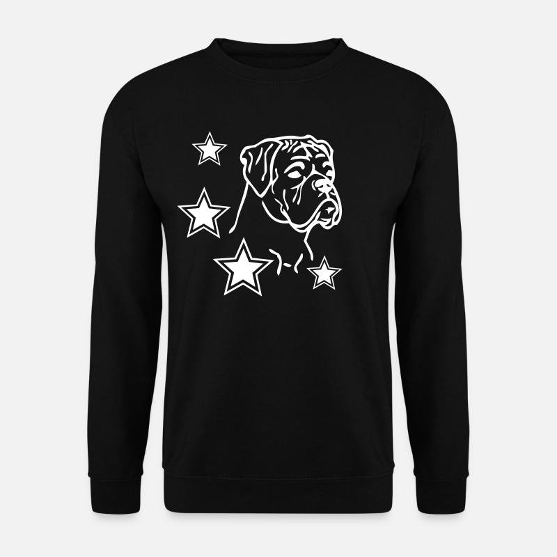 boxer © - www.dog-power.nl - Unisex Pullover - Schwarz