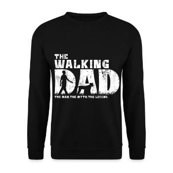 Bardino Majorero Canario Walking Dad Papa Master - Sweat-shirt Unisexe - noir - Devant - Alina (178cm) & Michal (187cm)