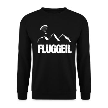 Flying - Unisex Sweatshirt - black - Front - Alina (178cm) & Michal (187cm)