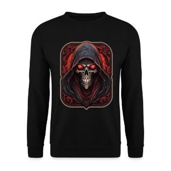 Der Schnitter der Seelen - Unisex Pullover - Schwarz - Vorne - Alina (178cm) & Michal (187cm)