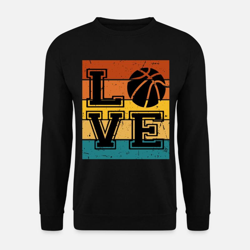 Basketball-Liebhaber - Unisex Pullover - Schwarz