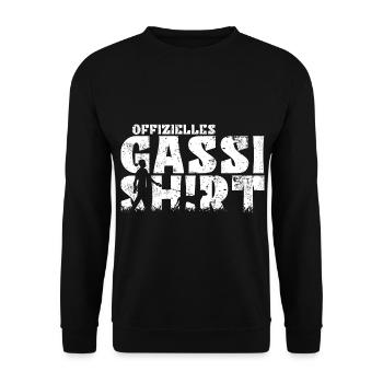 Schwarzwildbracke Slovenský Kopov Gassi Hunde Papa - Unisex Pullover - Schwarz - Vorne - Alina (178cm) & Michal (187cm)
