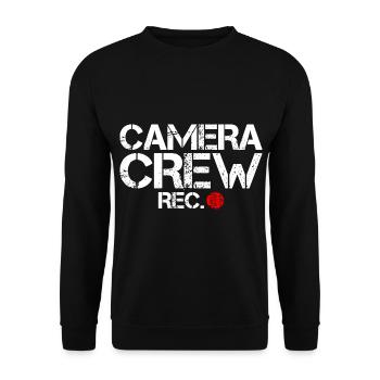 Camera Produktion Crew Rec - Unisex Pullover - Schwarz - Vorne - Alina (178cm) & Michal (187cm)