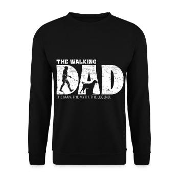 Kangal Berger Chien Chien Papa Papa Maître Dicton - Sweat-shirt Unisexe - noir - Devant - Alina (178cm) & Michal (187cm)