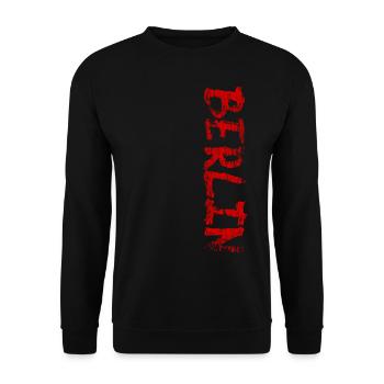 Berlin - Sweat-shirt Unisexe - noir - Devant - Alina (178cm) & Michal (187cm)