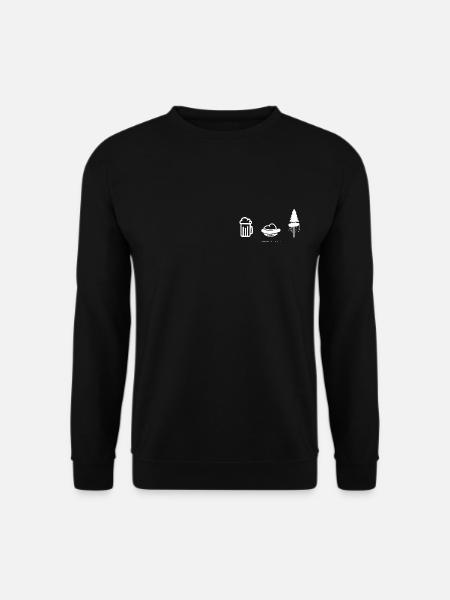 Kerwa symbols white franc statements - Unisex Sweatshirt - black