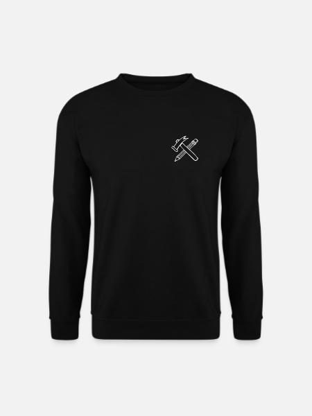 Workshop White - Unisex Sweatshirt - black