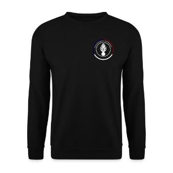 Gendarmerie Nationale - Sweat-shirt Unisexe - noir - Devant - Alina (178cm) & Michal (187cm)