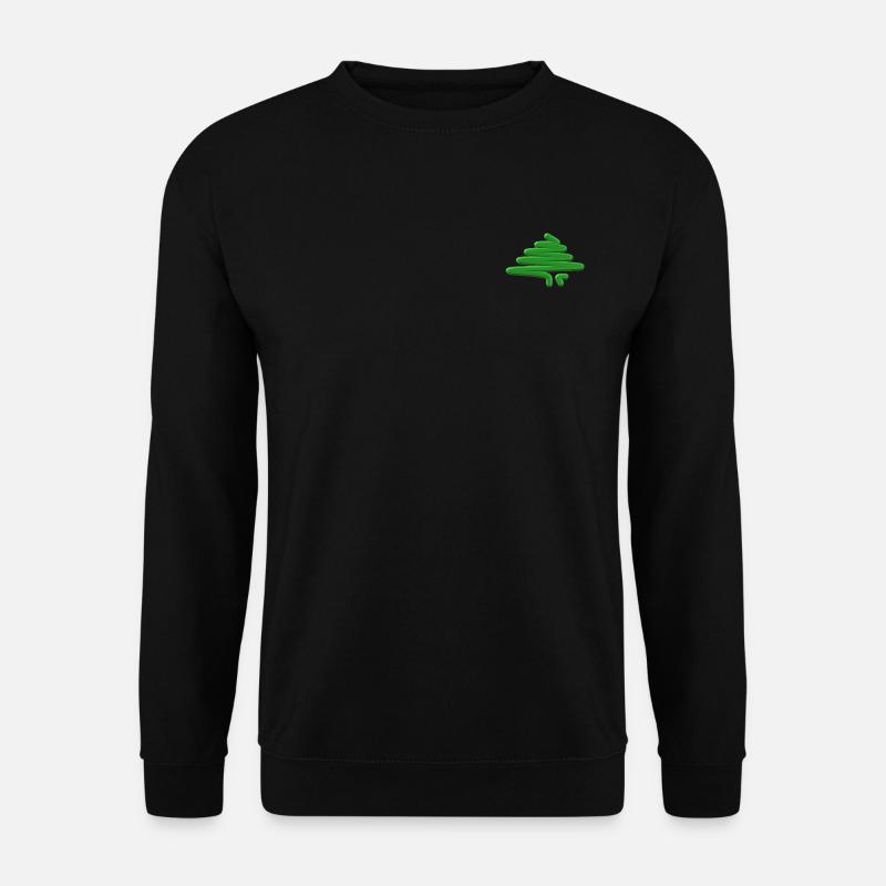 Vert de cèdre du Liban - Sweat-shirt Unisexe - noir