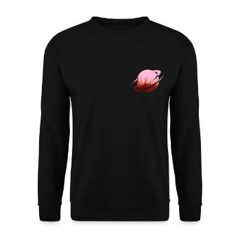 Nature - Unisex Sweatshirt - black - Front - Alina (178cm) & Michal (187cm)