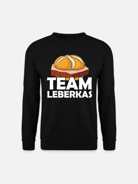Team Leberkas Fleischkäse Spruch - Unisex Pullover - Schwarz