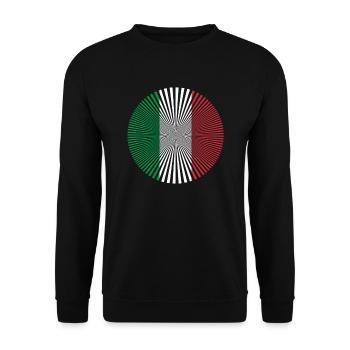 Italy Italia Italien - Unisex Pullover - Schwarz - Vorne - Alina (178cm) & Michal (187cm)