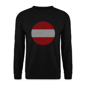 Österreich Austria - Unisex Pullover - Schwarz - Vorne - Alina (178cm) & Michal (187cm)