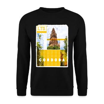 Cordoue Espagne Ville Skyline Vacances Amour - Sweat-shirt Unisexe - noir - Devant - Alina (178cm) & Michal (187cm)