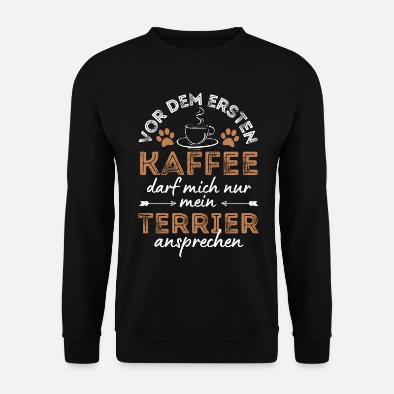 Terrier Coffee Dog Cafe - Unisex Sweatshirt - black