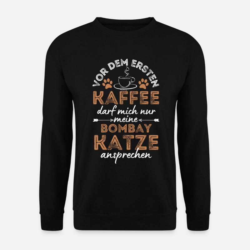 Bombay Cat Coffee Cafe - Unisex Sweatshirt - black