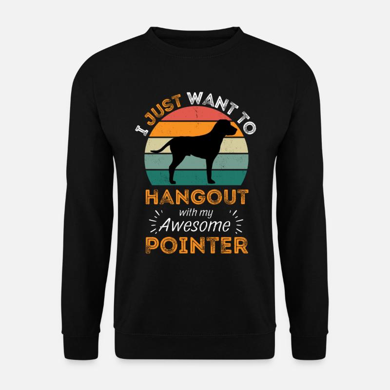 Legendary English Pointer Vintage Retro - Unisex Sweatshirt - black