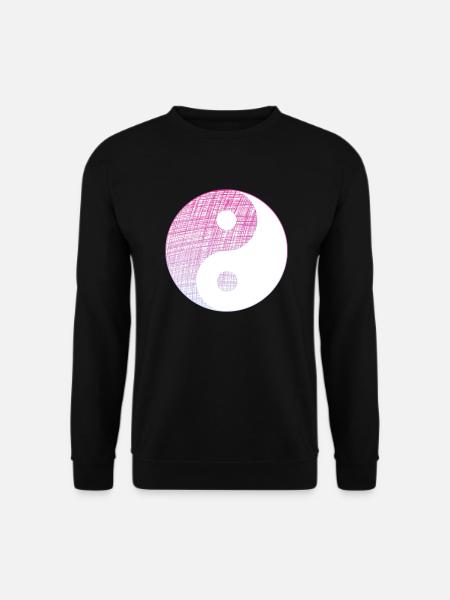 yin yang - Unisex Pullover - Schwarz