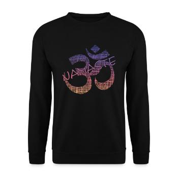 Yoga - Unisex Pullover - Schwarz - Vorne - Alina (178cm) & Michal (187cm)