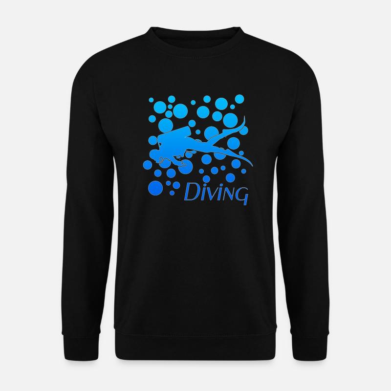 Scuba Diver - Unisex Pullover - Schwarz