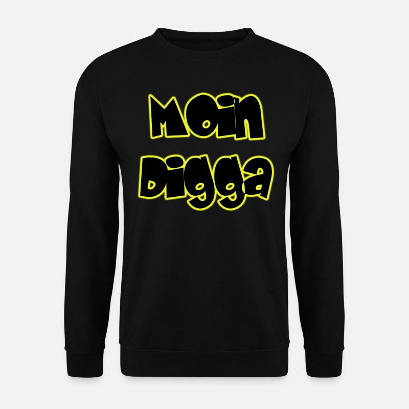 Moin Digga - Unisex Pullover - Schwarz