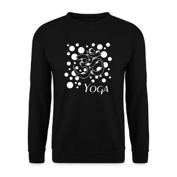Yoga yoga - Unisex Pullover - Schwarz - Vorne - Alina (178cm) & Michal (187cm)