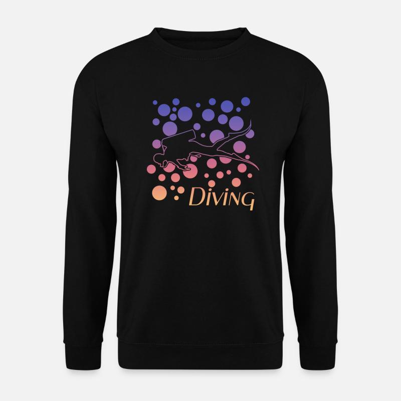 Scuba Diver tauchen diving - Unisex Pullover - Schwarz