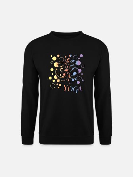Om Namaste Yoga - Unisex Pullover - Schwarz