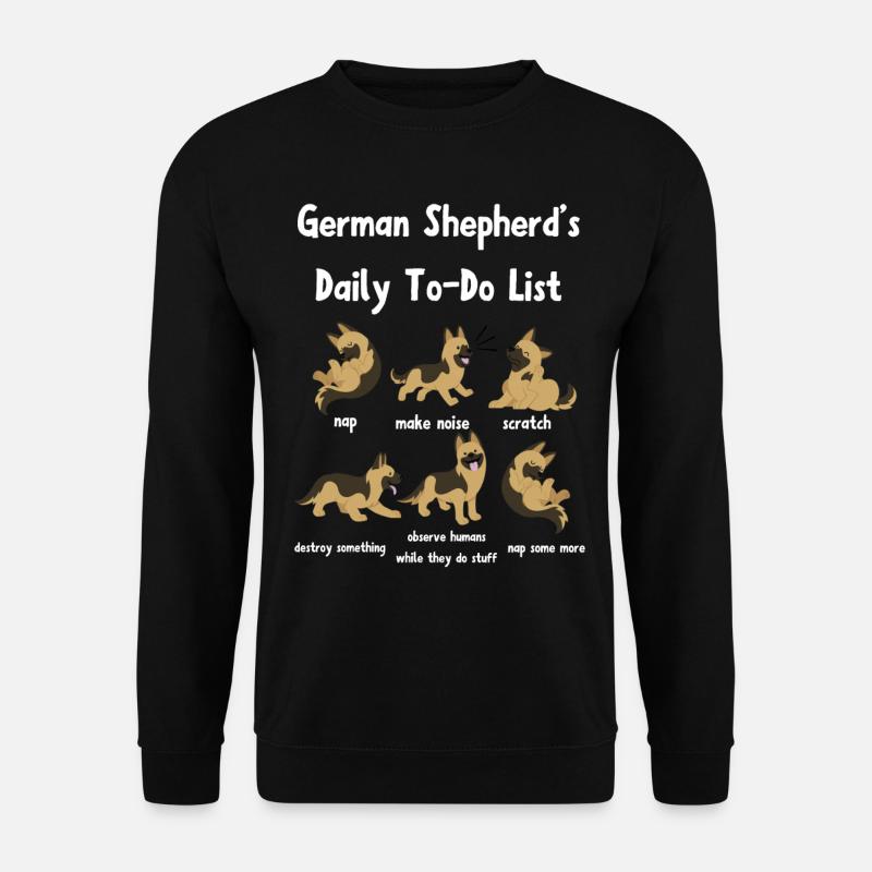 German shepherd - Unisex Sweatshirt - black