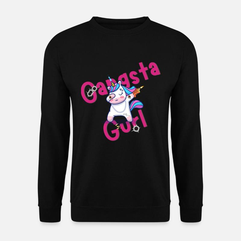 Gangsta Gurl - Unisex Pullover - Schwarz