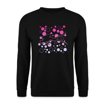 Diving tauchen - Unisex Pullover - Schwarz - Vorne - Alina (178cm) & Michal (187cm)