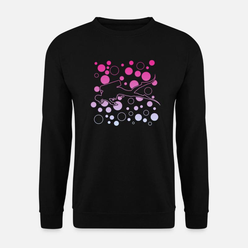 Diving tauchen - Unisex Pullover - Schwarz
