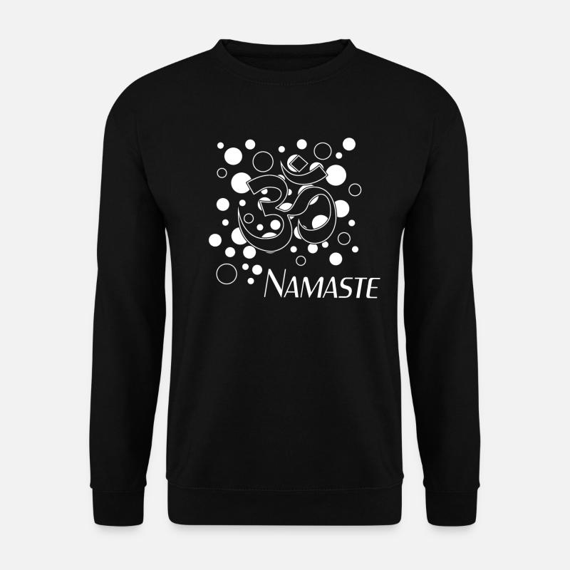Namaste - Unisex Pullover - Schwarz