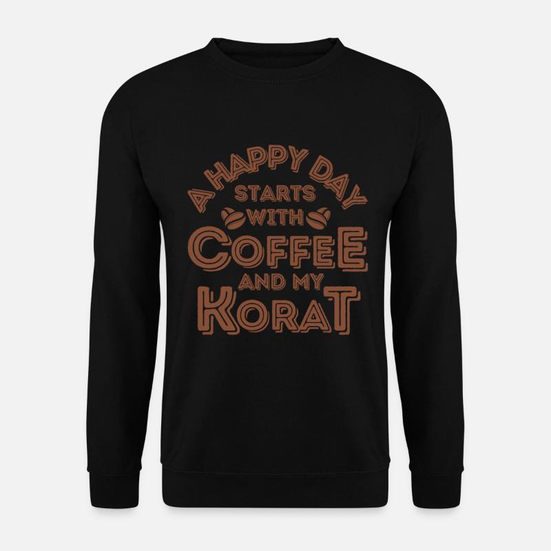 Korat Cat Café Café - Sweat-shirt Unisexe - noir