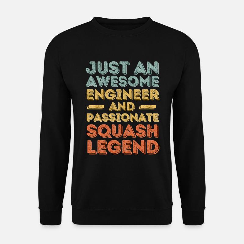 Engineer squash retro - Unisex Sweatshirt - black