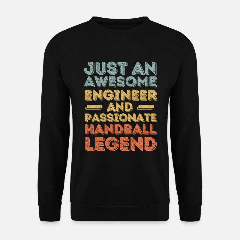 Engineer handball retro - Unisex Sweatshirt - black