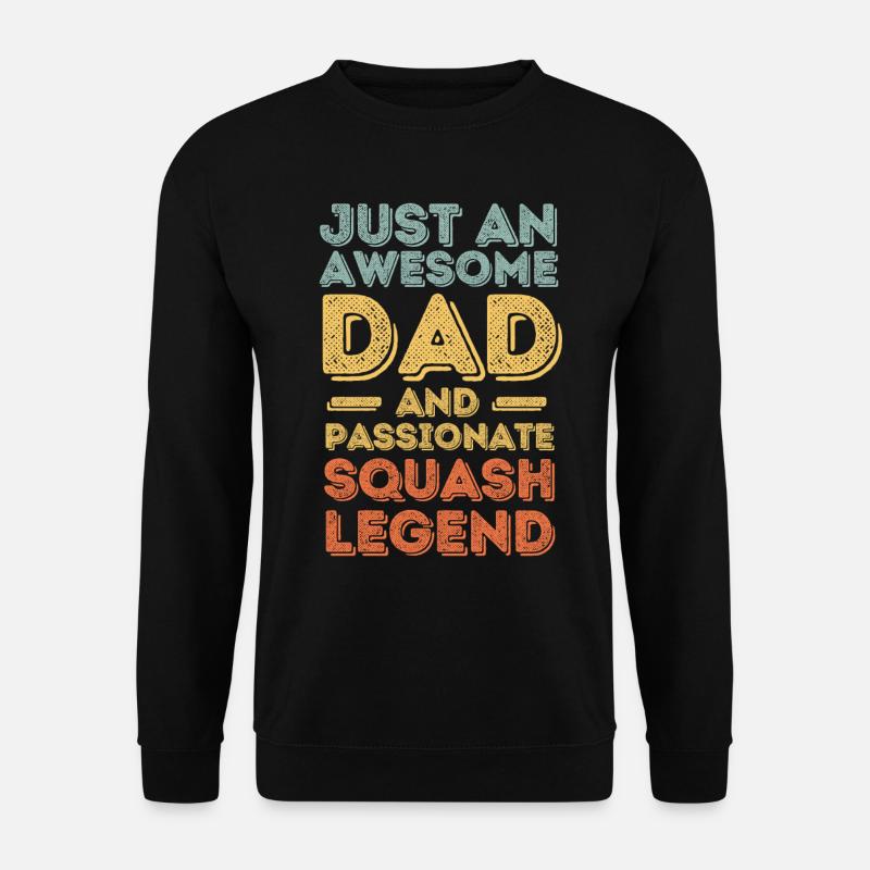 Papa Squash retro - Unisex Sweatshirt - black