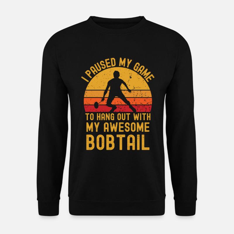 Badminton and Bobtail - Unisex Sweatshirt - black