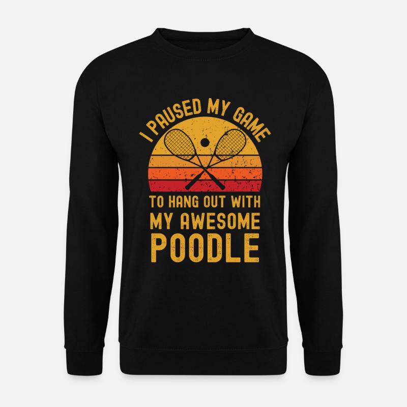 Squash and Poodle - Unisex Sweatshirt - black