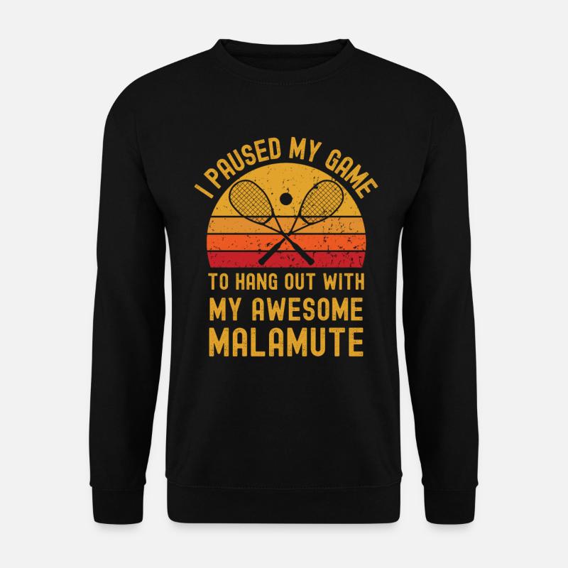 Squash und Malamute - Unisex Pullover - Schwarz
