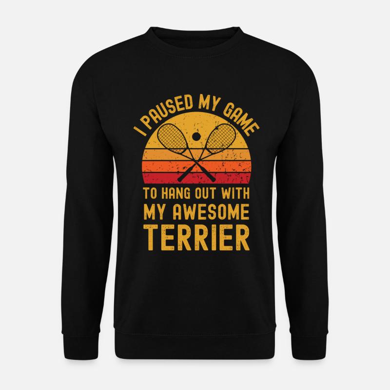 Squash and Terrier - Unisex Sweatshirt - black