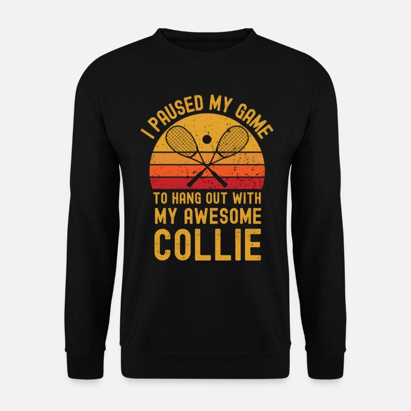 Squash und Collie - Unisex Pullover - Schwarz