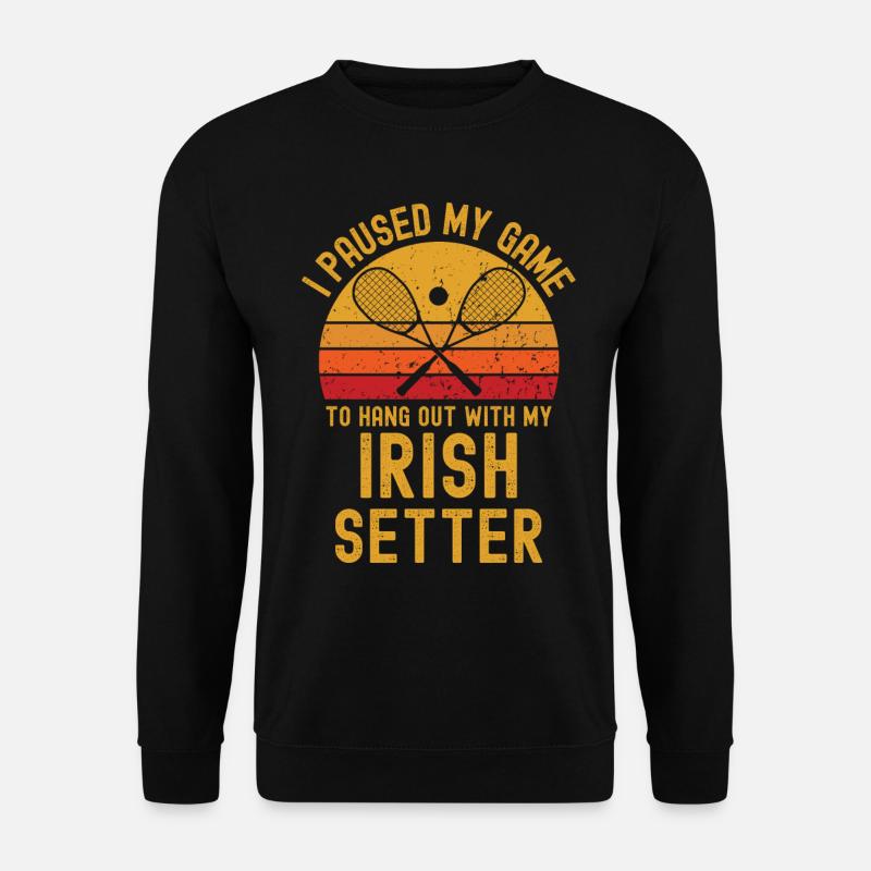 Squash and Irish Setter - Unisex Sweatshirt - black