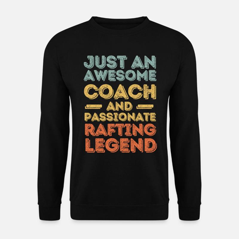 Trainer Rafting retro - Unisex Sweatshirt - black