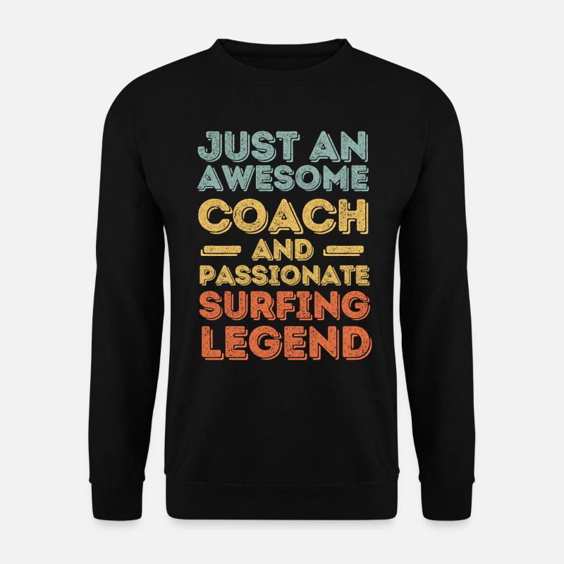 Trainer Surfing retro - Unisex Sweatshirt - black