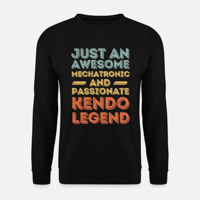 Mechatronics Engineer Kendo retro - Unisex Sweatshirt - black