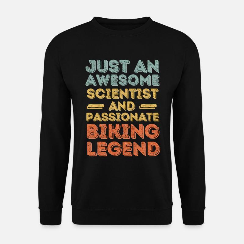 Scientifique cyclisme rétro - Sweat-shirt Unisexe - noir