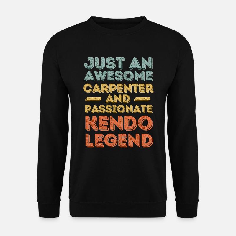 Zimmermann Kendo retro - Unisex Pullover - Schwarz
