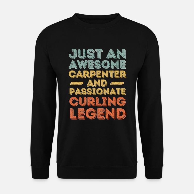 Zimmermann Curling retro - Unisex Sweatshirt - black