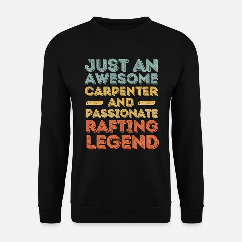 Zimmermann rafting retro - Unisex Sweatshirt - black